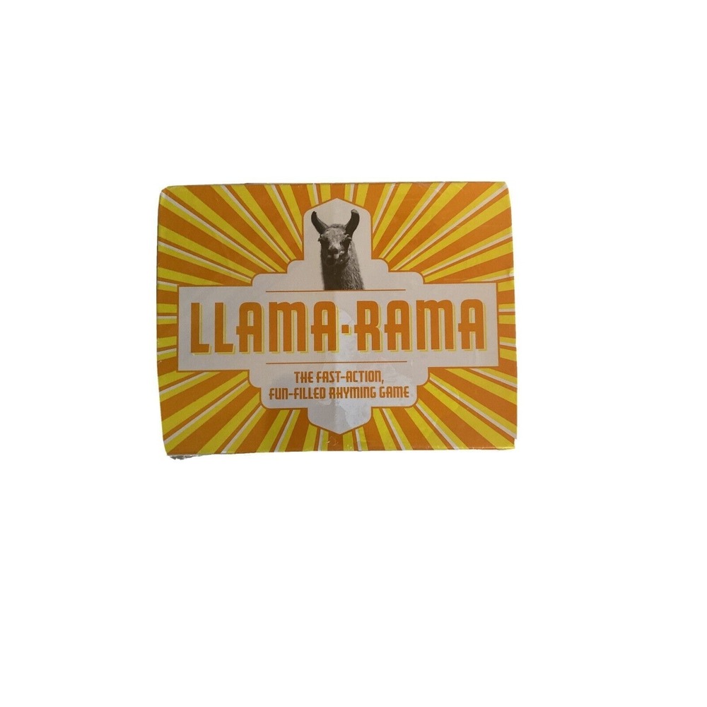 Lllama-Rama Rhyming Game New Sealed Card language